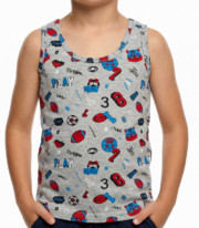 Boys' Patterned Tank Top - Image 2