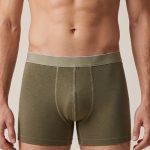 Erkek haki boxer şort
